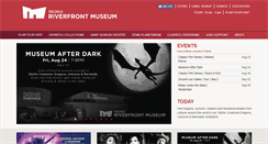 Desktop Screenshot of peoriariverfrontmuseum.org