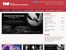 Tablet Screenshot of peoriariverfrontmuseum.org